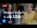 Bundeskanzlerin Merkel in den USA