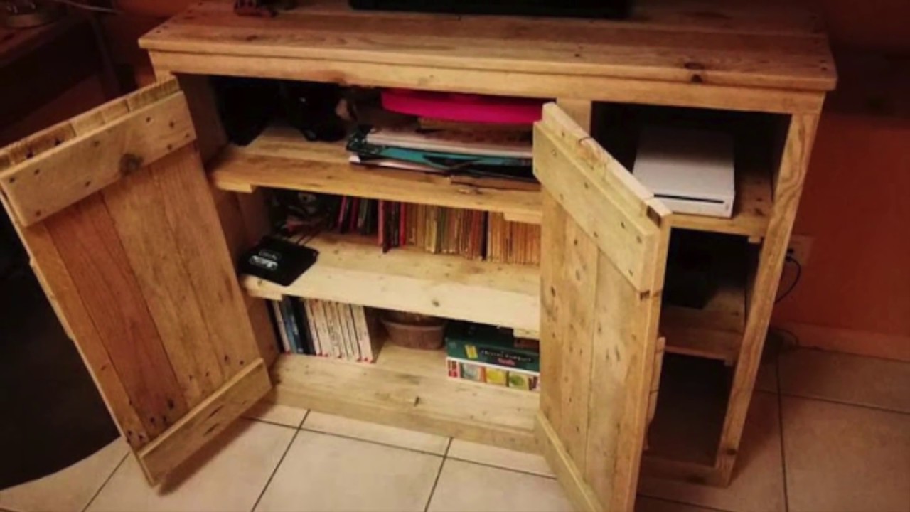 15 progetti di armadi realizzati con pallet youtube Creazioni con pallet