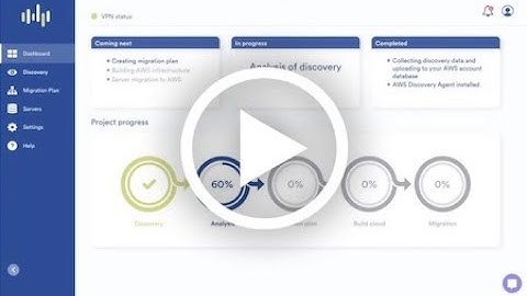 Smart Migrator demo - migrating 5 VMs to AWS