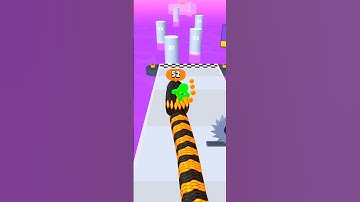মামা সাপ 😱 Snake Race Funny Mobile Gameplay  | Ranel The Gamer #snakegame #shortsfeed #shorts
