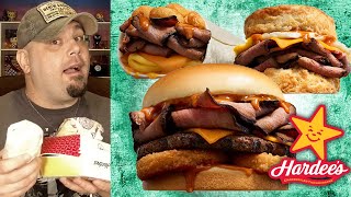 Hardee's Primal Menu Review (Pimal Angus Thickburger, Biscuit & Burrito)