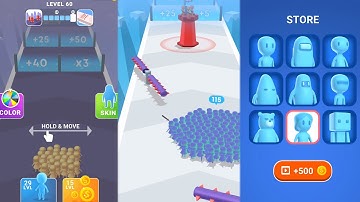 Count masters crowd runners 3D gameplay level 32-60 all skin unlocked