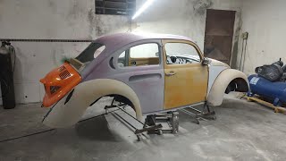 mais uma etapa da preparação de pintura do Fusca LLARA 2.0 by Binho Top Garage 2,997 views 8 months ago 7 minutes, 55 seconds