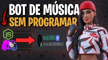 Como Criar Bot para o Discord sem programar em 5 minutos (Host Gratuita - 24/7)