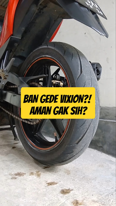 VIXION USING BIG TIRES, IS IT SAFE? HERE'S THE HONEST ANSWER! #short #vixion