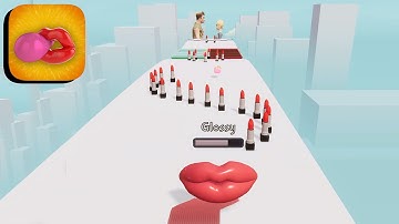 Lip Runner Gameplay 👄💄💋 All Levels 1-2