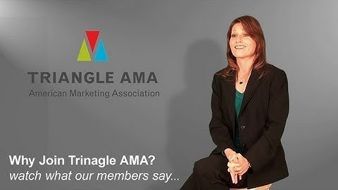 Digital Marketing Video for Triangle AMA
