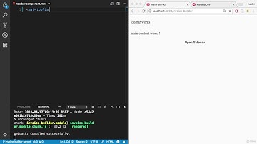 Learning Angular 7 from scratch - Part 5-9 - Adding Toolbar on the top of Layout