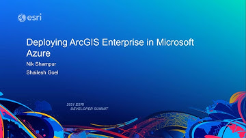 Deploying ArcGIS Enterprise in Microsoft Azure