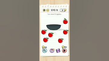 Brain Test Level 53 | We Need 9 Apples | Games Squeezer |
