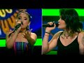 Nicole Salas y Milena Warthon interpretaron el tema “Hasta la Raíz”