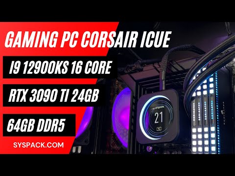 Gaming PC Build | i9 12900KS | RTX 3090 Ti | Corsair 1000D | iCUE