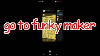 how to funky maker mobile import