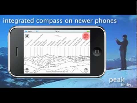 PeakFinder App (iPhone and Android) - YouTube