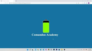 Charging Battery Css Animation