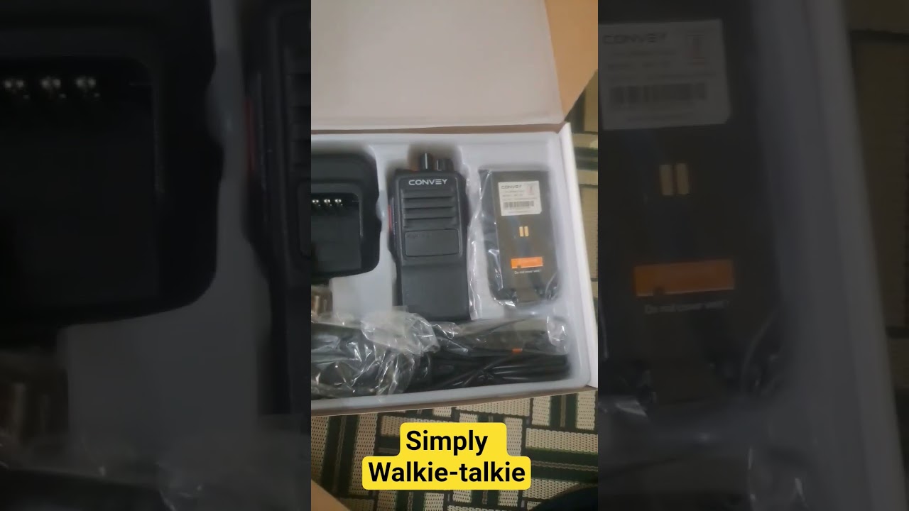 Convey VHF Set Unboxing 2025 | What is Walkie-talkie | RAILWAY Train Manager Job Profile