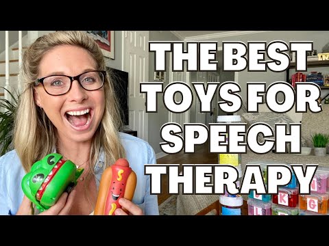 THE BEST TOYS FOR SPEECH &amp; LANGUAGE THERAPY AT HOME: Fun Speedy Speech Therapy W/ Speech Tree Minis!