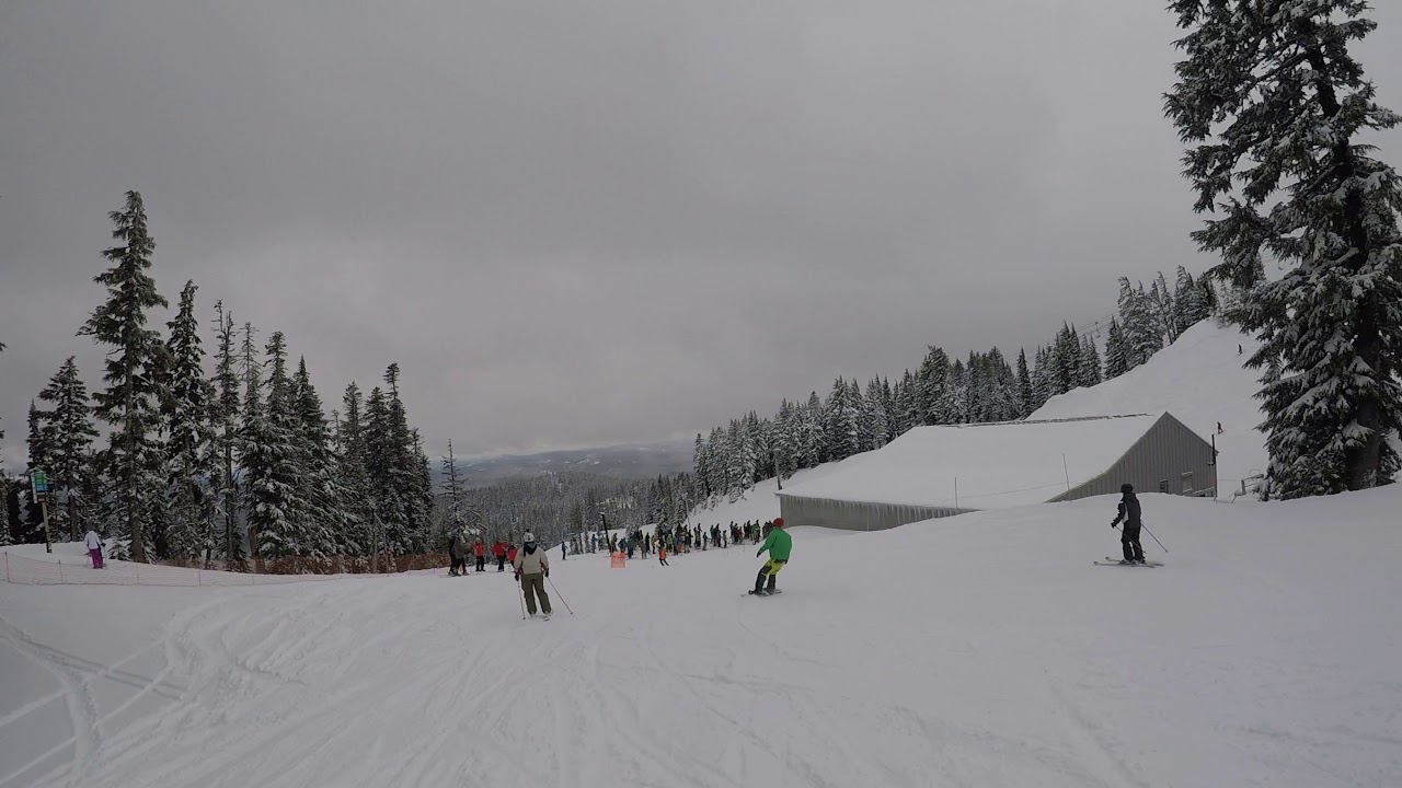 Mt Hood Meadows - Mt Hood Express - Chunky Swirly, South Canyon to Vista Express 3/24/18