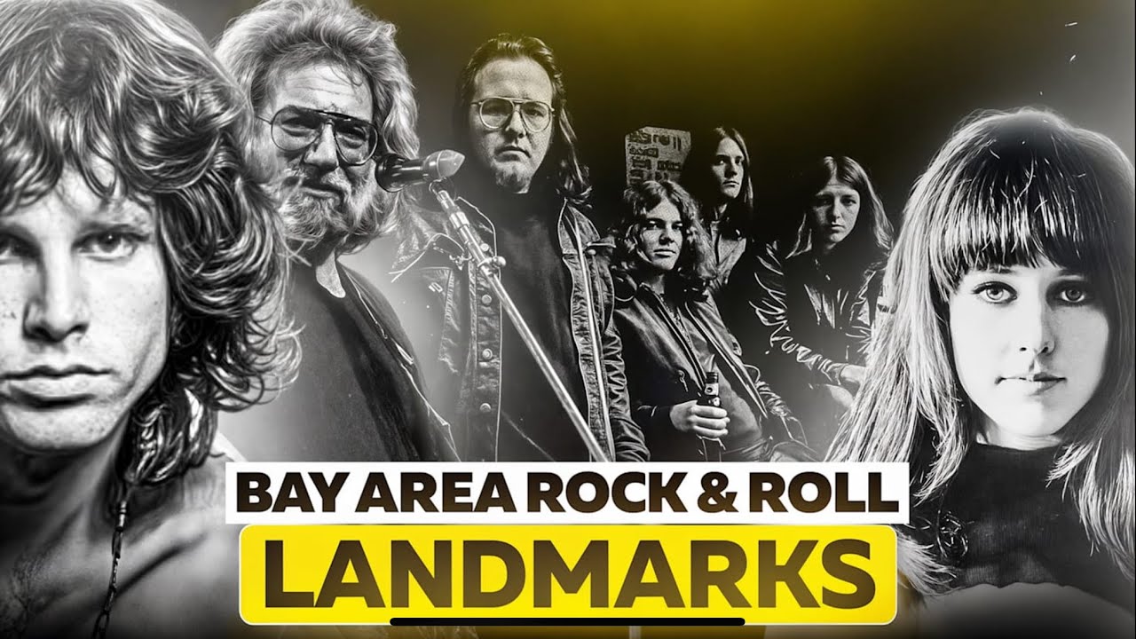 Карта рок-н-ролла в районе залива: Джим Моррисон, Grateful Dead, Jefferson Airplane и Doobie Bros.