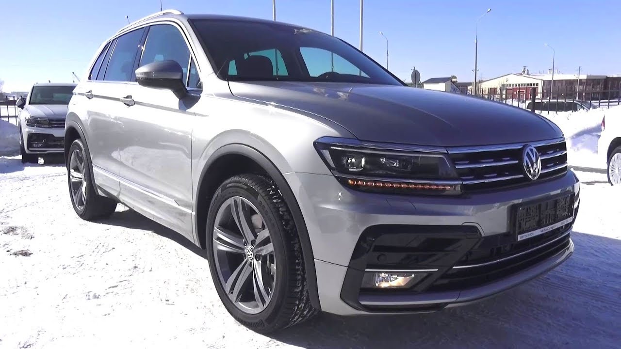 2018 Volkswagen Tiguan 2.0 TSI (180hp) DSG 4Motion Sportline. Start Up,  Engine, and In Depth Tour. 