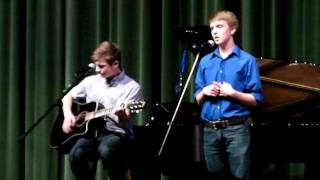 Caledonia High School-Cabaret 2012-Jake Burnside Evan Applegate