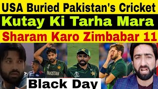 USA Murdered Pakistan Cricket | Shame Zimbabar 11 | Black Day For Pakistan