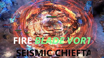 My Endless Delver: Fire Blade Vortex Seismic Chieftain Build Guide [Path of Exile 3.16]