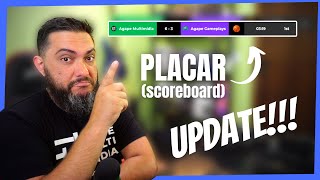 COMO COLOCAR UM PLACAR (ScoreBoard) NO OBS - UPDATE 1.1 [Cores no Placar, Auto Update e + ] screenshot 1