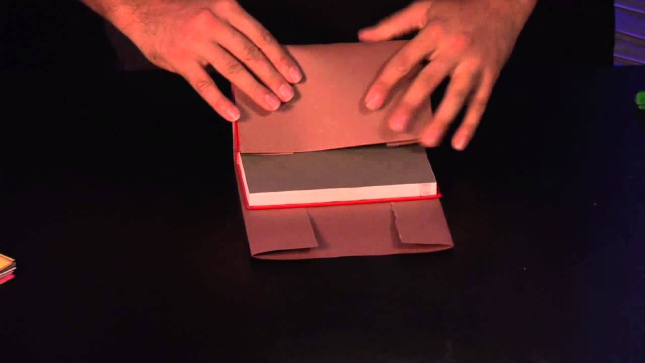 how to make cover with paper