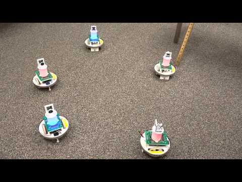 Swarm Robots - Group By Color Algorithm