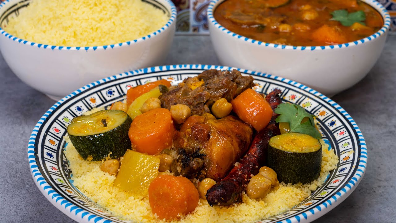 COUSCOUS TRADITIONNEL (Recette Maghrébine) Recette Détaillée
