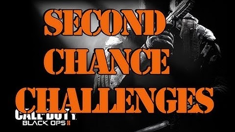 Black Ops 2 - Challenge Walkthrough - Second Chance