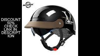 MOWK Vintage Motorcycle Half Helmet Summer Breathable Men Women Electric Jet Scooter Open Face Helme