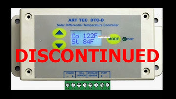 ARTTEC Solar differential temperature controllers (DISCONTINUED)