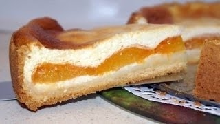 Рецепт - Творожный пирог с абрикосами Рецепт - Творожный пирог с абрикосами