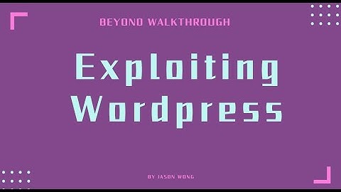 Cyber Security | CTF | DriftingBlues: 2 | WordPress Exploitation and Privilege Escalation