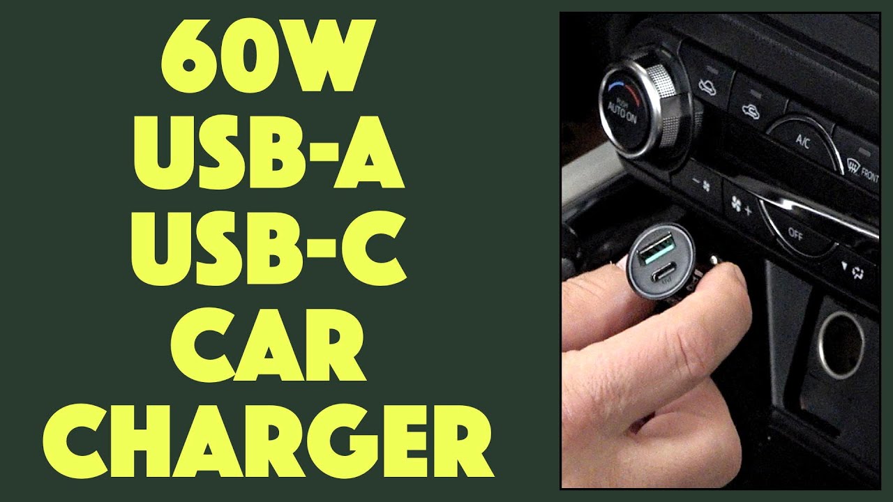 Joyroom 60W USBA & USBC Car Charger DEMO and REVIEW YouTube