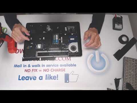 How to fix laptop not powering on HP PROBOOK 650 G1 broken charge port ...