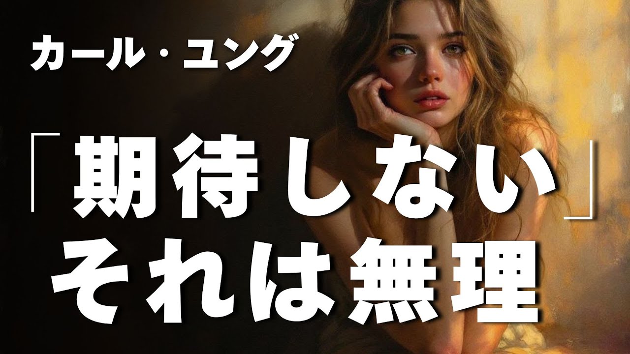 【ユング心理学】“期待しない” それは無理 ── ユングが語る希望と失望の正体