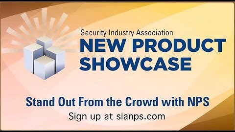 SIA New Product Showcase