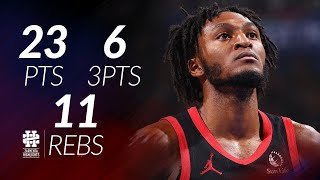 Immanuel Quickley 23 Pts 6 Threes 11 Rebs Vs Thunder 2526 Season