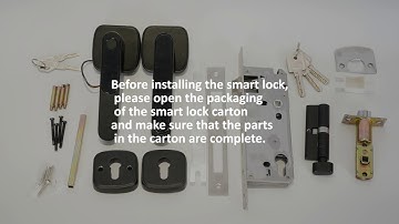 Tenon K2 smart lock installation process