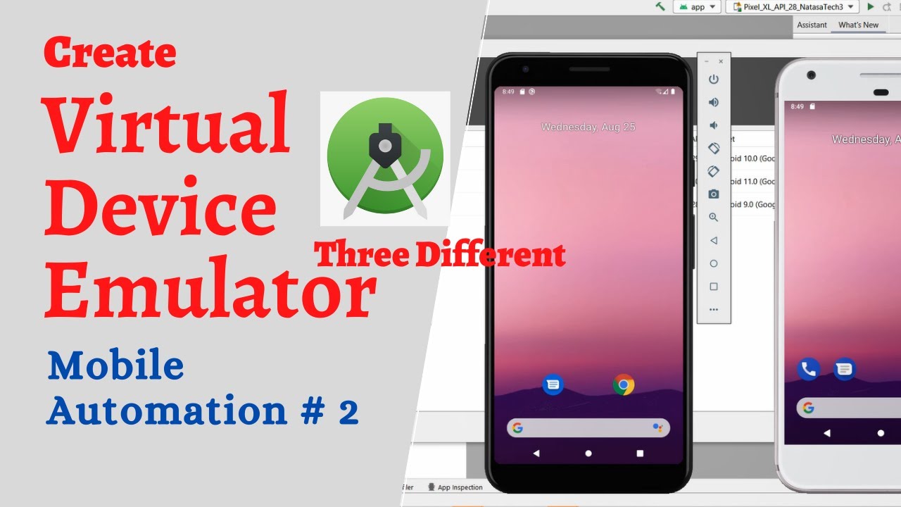 #MobileAutomation - 2 | How to Create Virtual Device Emulator in ...