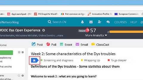 The course networking lms