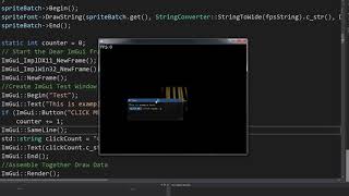 C++ DirectX 11 Engine Tutorial 36 - Using ImGui