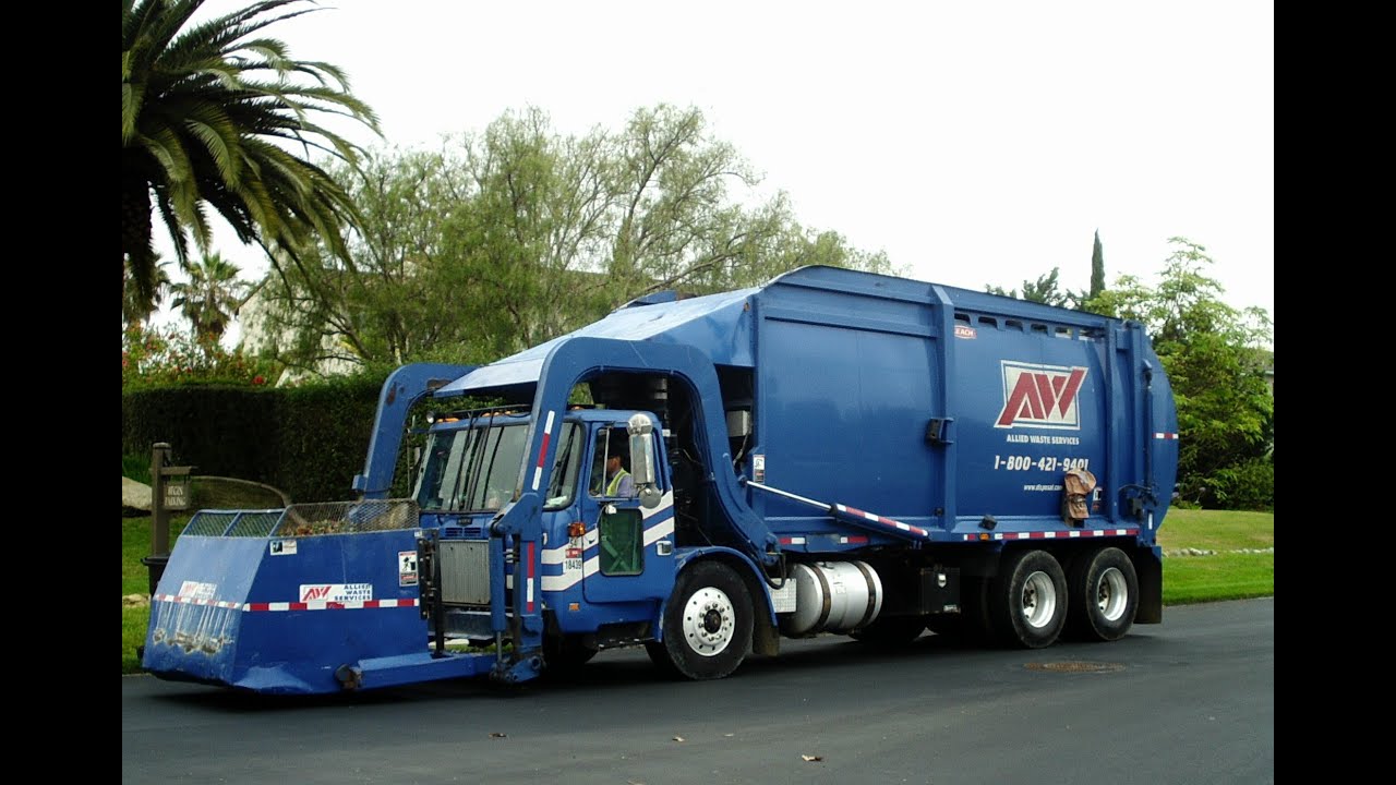 AW Allied Waste Services Autocar Xpeditor Leach FL Curotto Can YouTube
