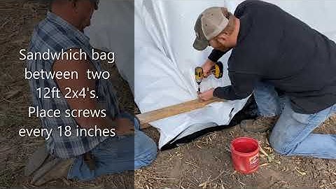 How to load a Grain Bag