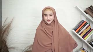 Tutorial Hijab Segi Empat Syar'i Menutup Dada