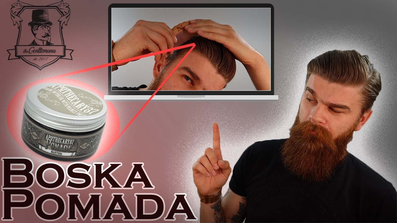 Apothecary87 Manitoba - klasyczny wodniak, dziwny zapach | recenzja wodnej pomady do włosów