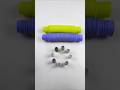 Relaxing changing color and voicing of pop tube #creative #relaxing#poptubesound#relaxing#diy